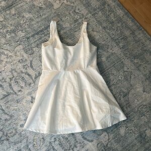 Express NWT White Sleeveless Sundress Scoop Neck Mini